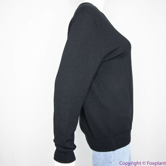 Calvin Klein extra fine merino‎ wool black sweater, S/P - Picture 9 of 14